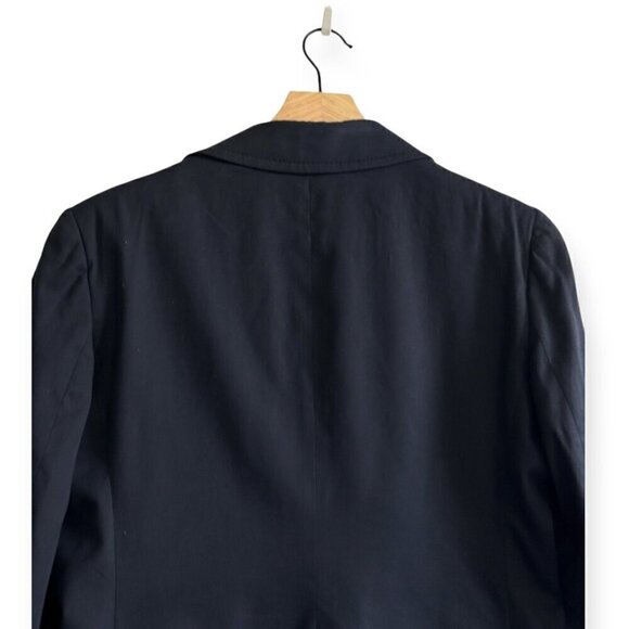 Miu Miu Navy Blue Cotton Blazer Jacket,‎ Size 46 Italy/US 10/M - Picture 6 of 16
